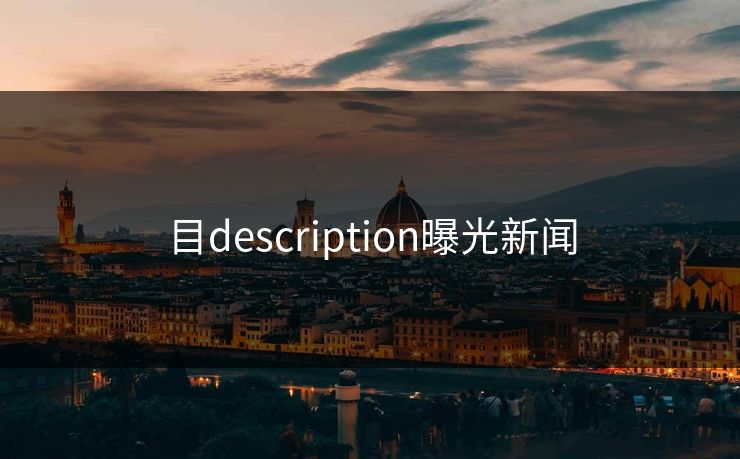 目description曝光新闻